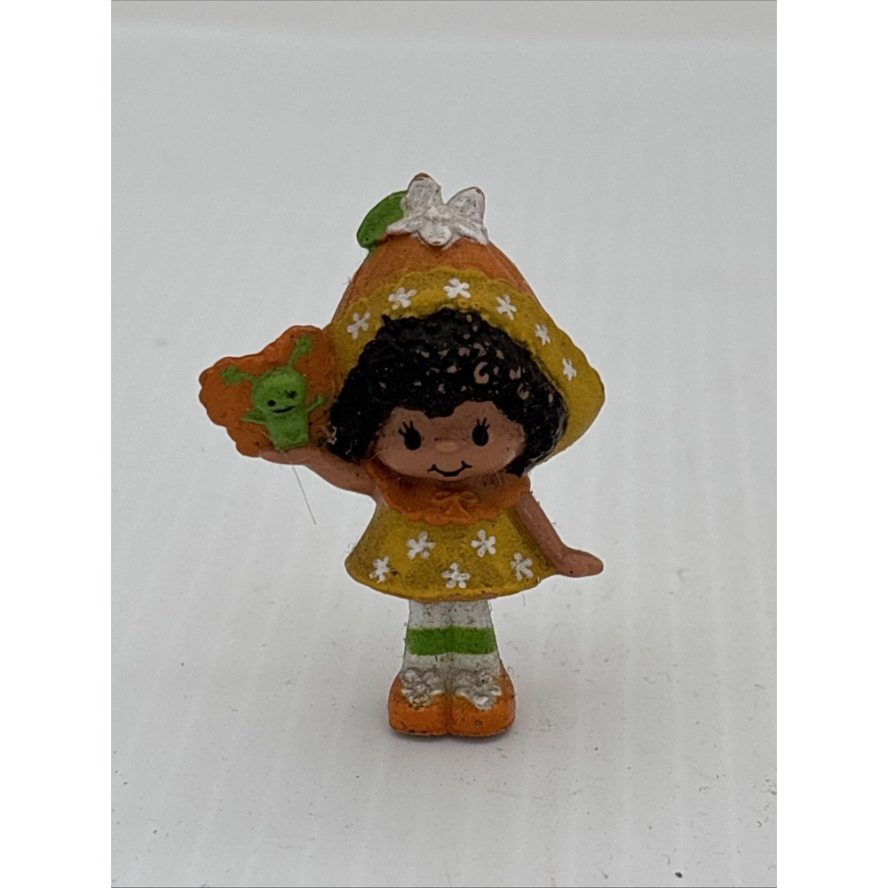 Vintage 1980s Kenner Strawberry Shortcake Orange Blossom Marmalade PVC Figure